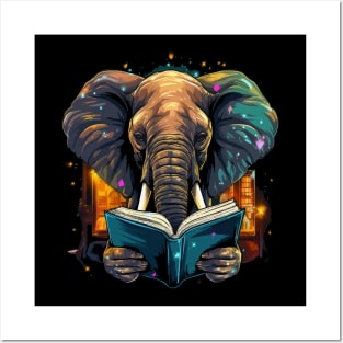 Elephant Reads Book Posters and Art